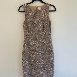 J Crew size 4 leopard print dress